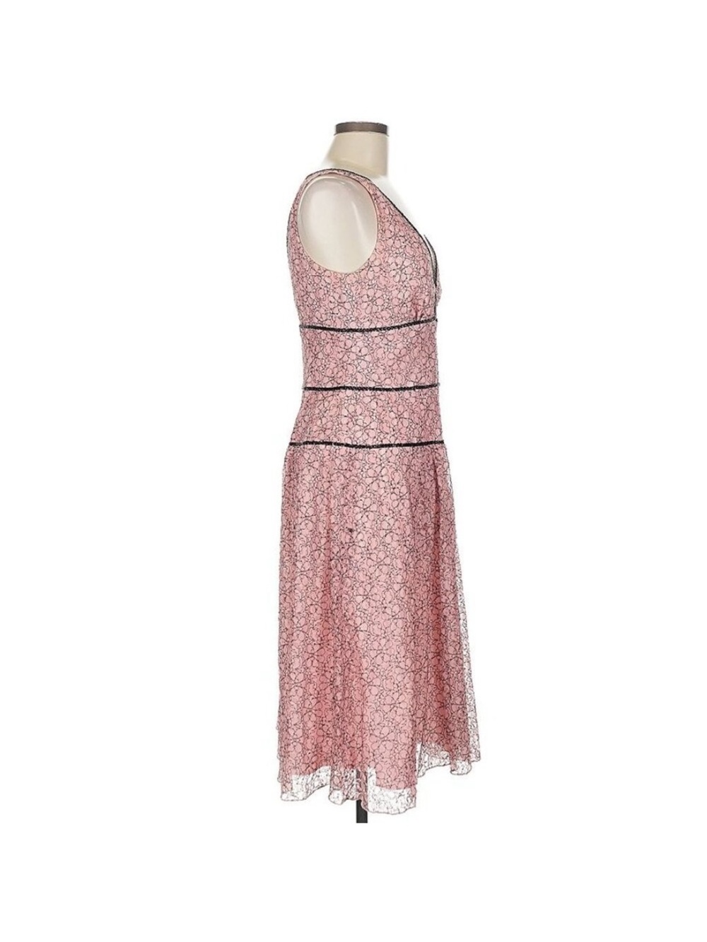Gilmore Girls Rory Gilmore ASO Archive Laundry by Shelli Segal Pink Lace Dress - Picture 7 of 8